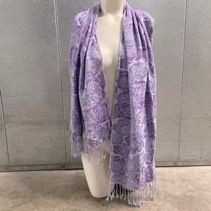 Beautiful cotton jersey scarf flower print very cute
